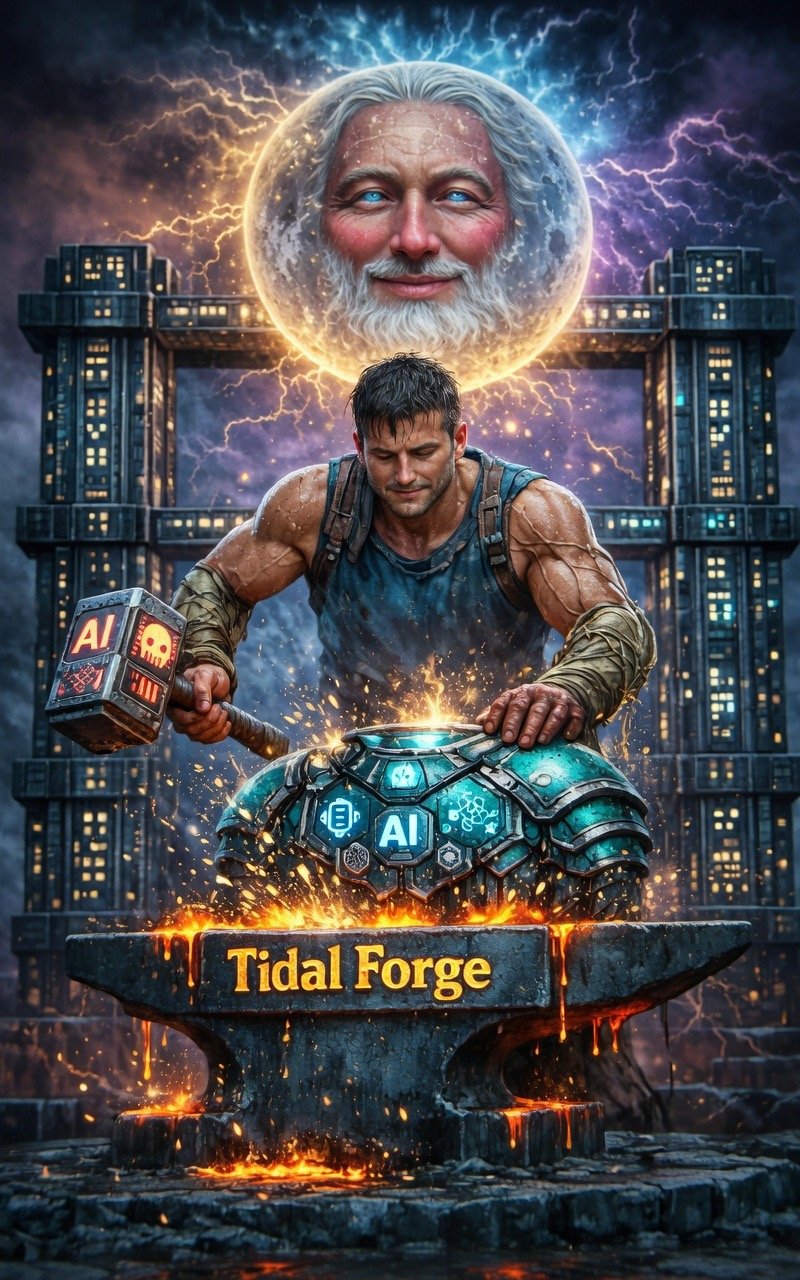 TidalForgeAI Logo